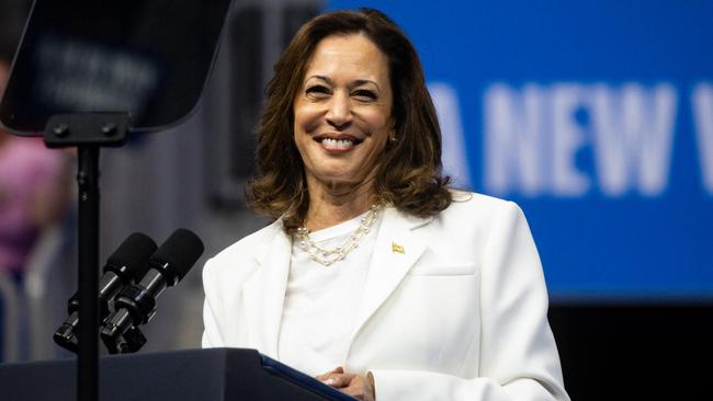 Democratic presidential candidate US Vice-President Kamala Harris at a campaign event in Savannah, Georgia, on August 29, 2024. Picture: AFP