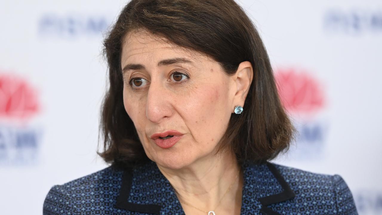 NSW Premier Gladys Berejiklian said she received modelling late last week that showed pressure on intensive care units would peak by ‘early to mid-October’. Picture: Jeremy Piper / NCA NewsWire