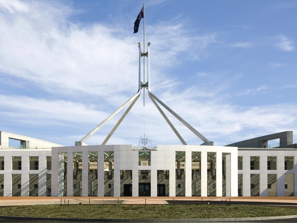 Despite parliamentary committee members conducting their work online, the Opposition wants parliament to sit in person. Picture: Getty Images