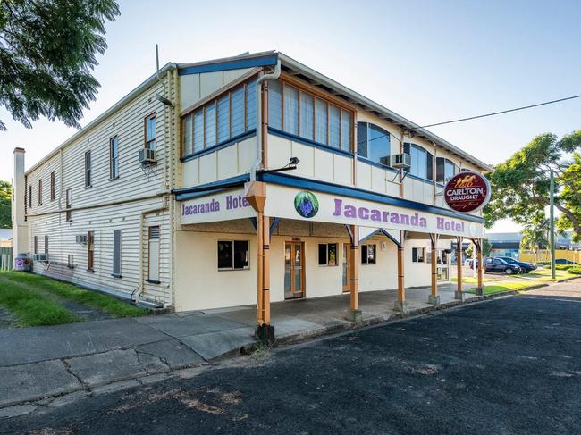 The iconic Jacaranda Hotel is up for sale for the first time in over 55 years. Photo: Dougherty Property