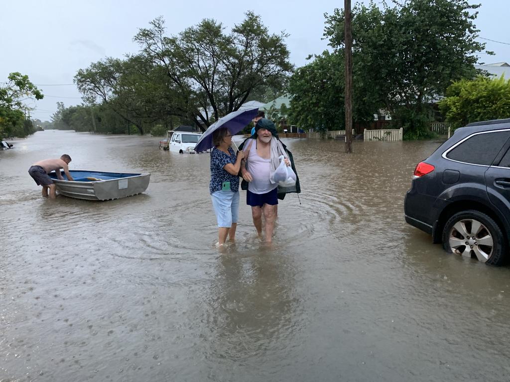 Dominic Perrottet said conditions would worsen across the state over the coming week. A flood rescue on Orion Street in Lismore, Monday, February 28, 2022. Picture: Stuart Cumming