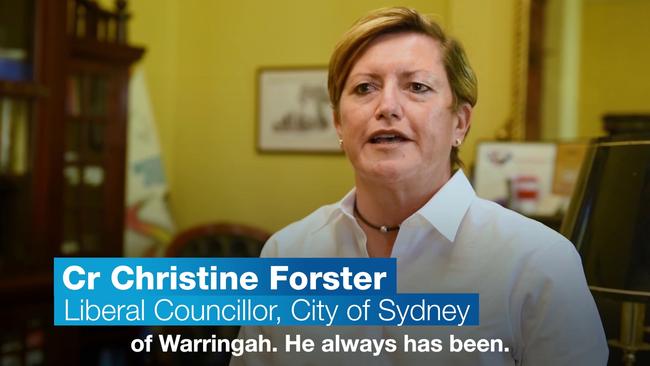 His sister Christine Forster also appears in the video.