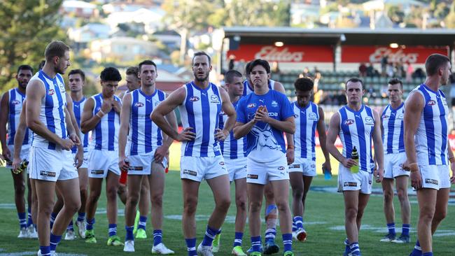 Another brutal day for the Kangaroos. Picture: Getty Images