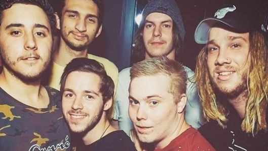 A group of mates at Orange Whip nightclub on August 9, 2019. Picture: Instagram