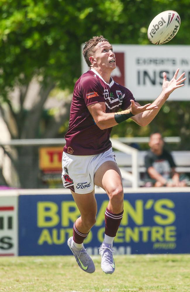 Saxon Innes. Logan Magpies V Burliegh Bears at UAA Park in the Mal Meninga Cup. Picture: Glenn Campbell