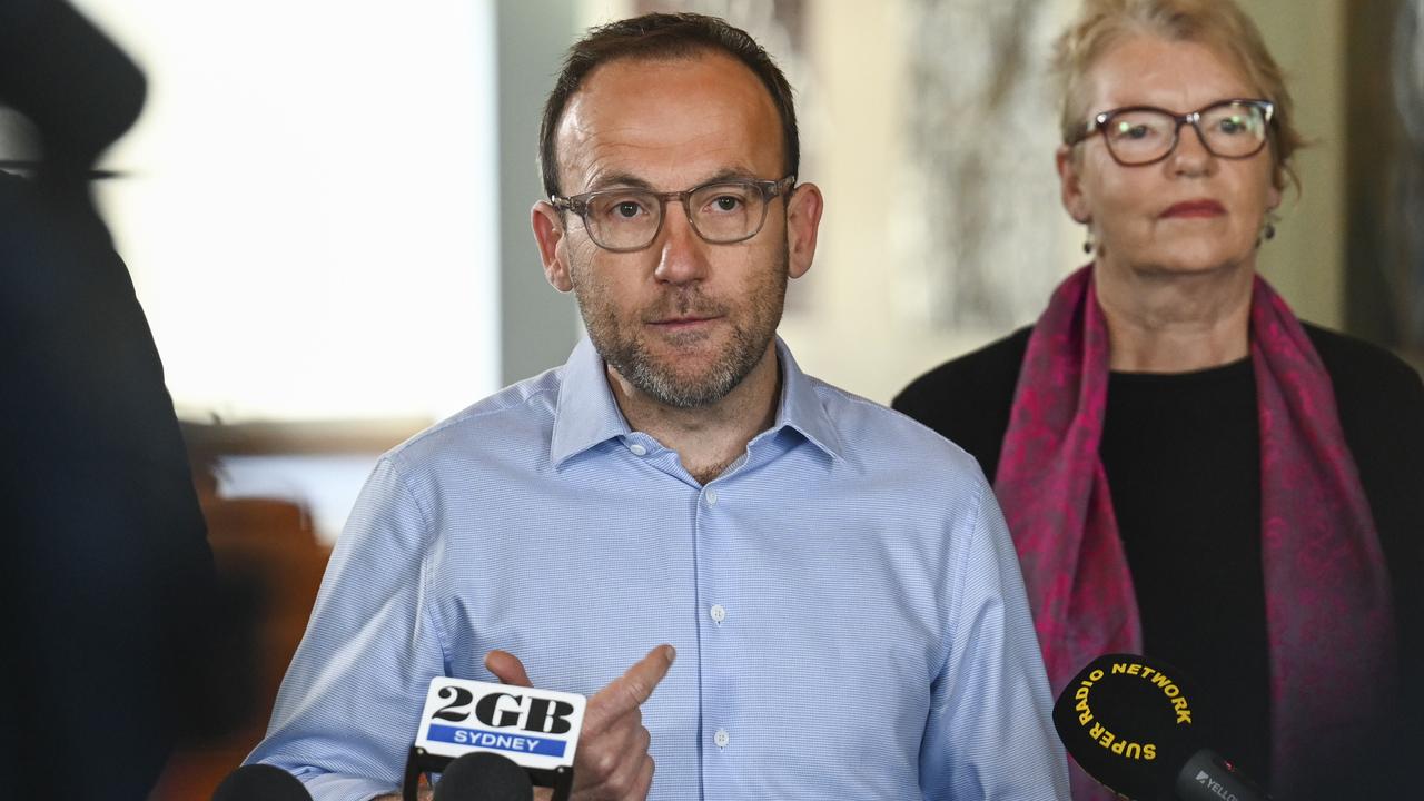 Australian Greens Adam Bandt has described the budget as a betrayal of the people. Picture: NCA NewsWire / Martin Ollman