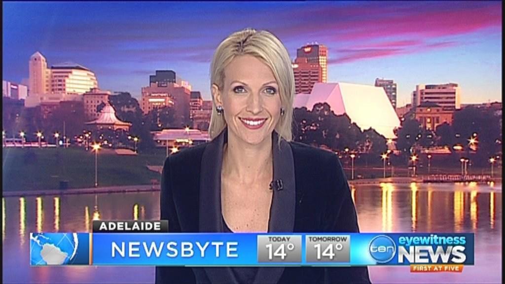 Adelaide's Lunchtime Newsbyte