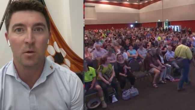 Josh Burgoyne appearing on The Bolt Report on Tuesday, January 31, 2023 to discuss the ABC's coverage of the Alice Springs community meeting. Source: Sky News Australia