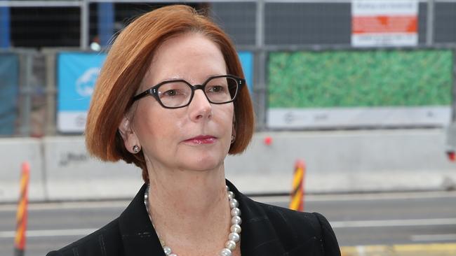 Gillard makes rare political statement