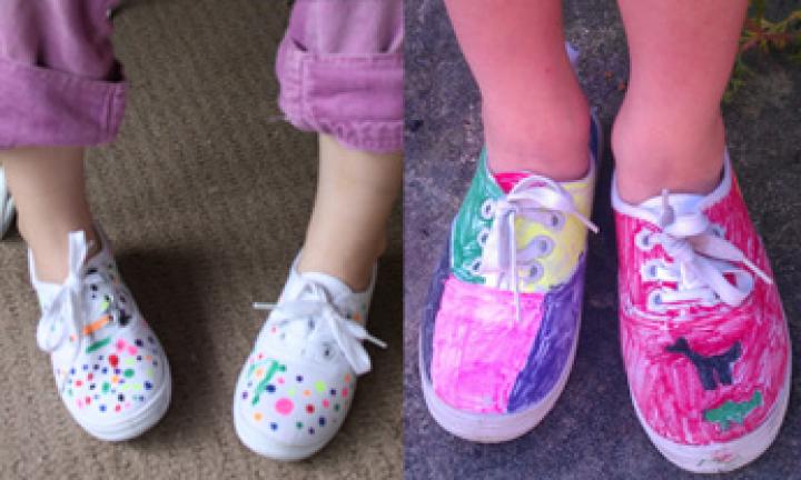 Easy DIY How to decorate shoes Kidspot