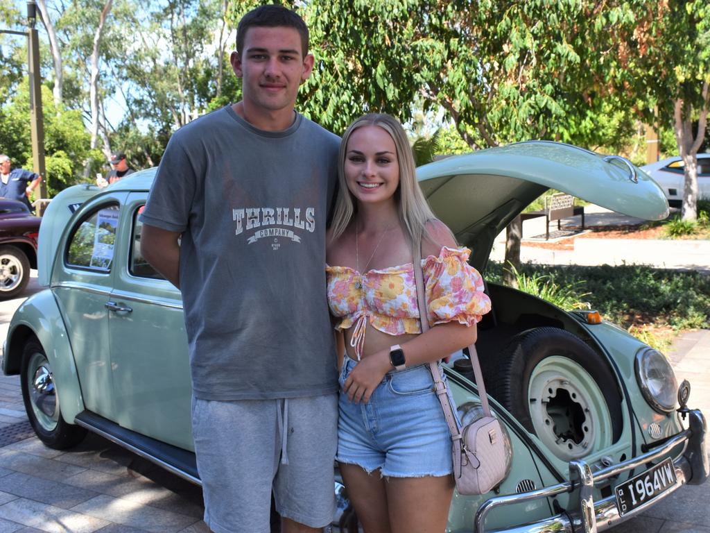 Casey Dorsett and Eva Handley at the Quay Street Show ‘n’ Shine at Rockynats 2022.