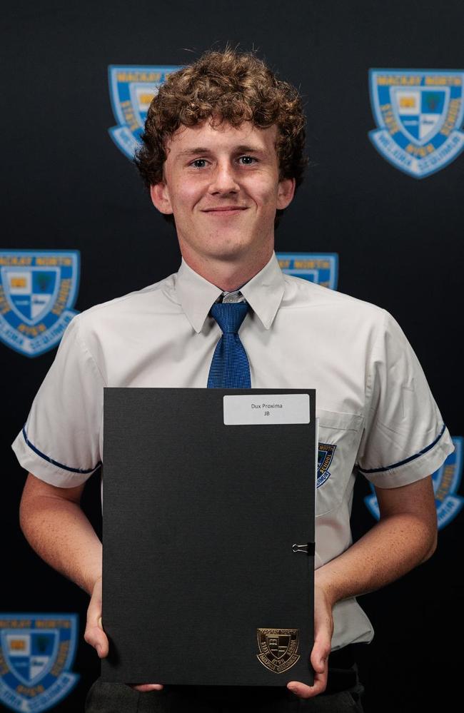 Mackay North State High School James Bonello is now looking to go into medicine with a strong score of 97.4. Photo: Fergus Gregg