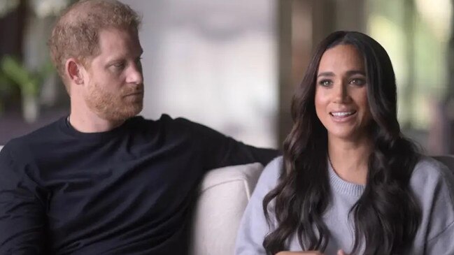 The couple criticised the lack of support for Meghan when she entered the royal family. Picture: Netflix