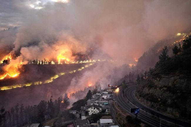 The study was released a week after Ecuador declared a national emergency due to forest fires