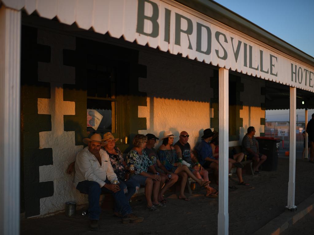 Birdsville Hotel general manager Ben Fullagar said the number of Victorians passing through on their way home was unexpected but “welcome”. Picture: AAP Image/Dan Peled