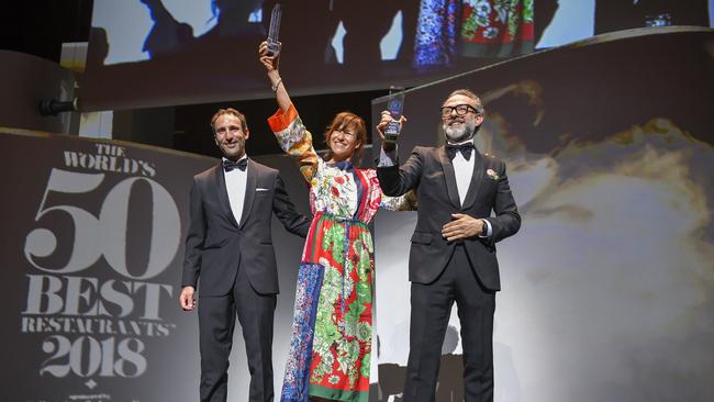 Massimo Bottura won World’s Best Restaurant in 2016 and again in 2018.