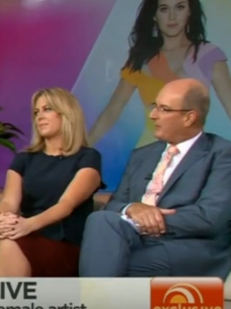 Then-Sunrise hosts Sam Armytage and David Koch.