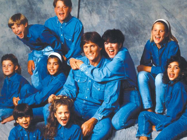 The Kardashian-Jenner family in 1991. Picture: Maureen Donaldson