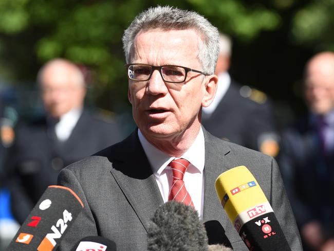 German Interior Minister Thomas de Maiziere is pulling no punches when it comes to the security of his country.