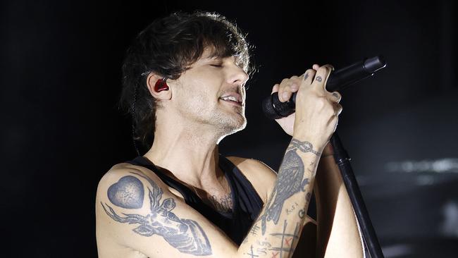 Louis Tomlinson pictured performing at Riverstage, Brisbane 30th January 2024.(Image/Josh Woning)