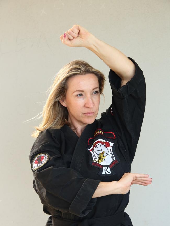 Oracle head of communications Aurora Arlet Sassone, who has two black belts; one in Kenpo Karate and the other in traditional Japanese jiujitsu.