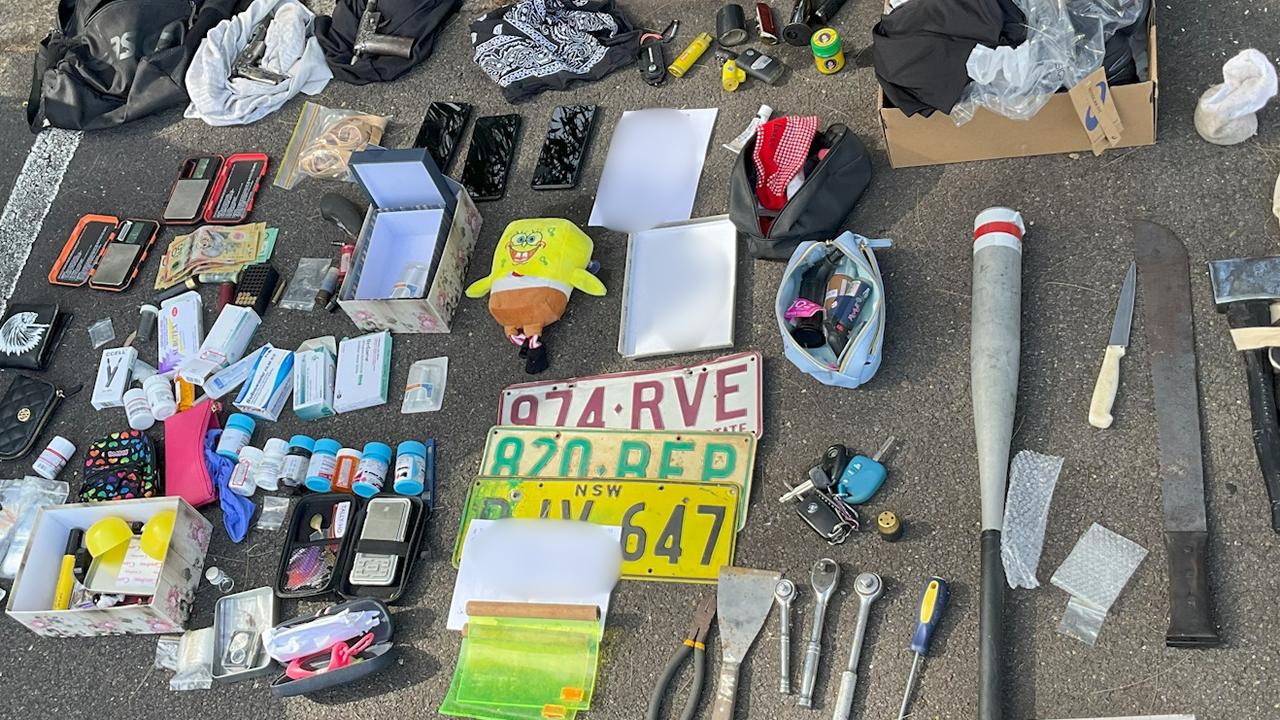 Homemade guns, machete, drugs found in police raid near prison