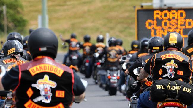 Bandidos bikies are at the centre of a potential new bikie war in Queensland. Picture: CHRIS KIDD