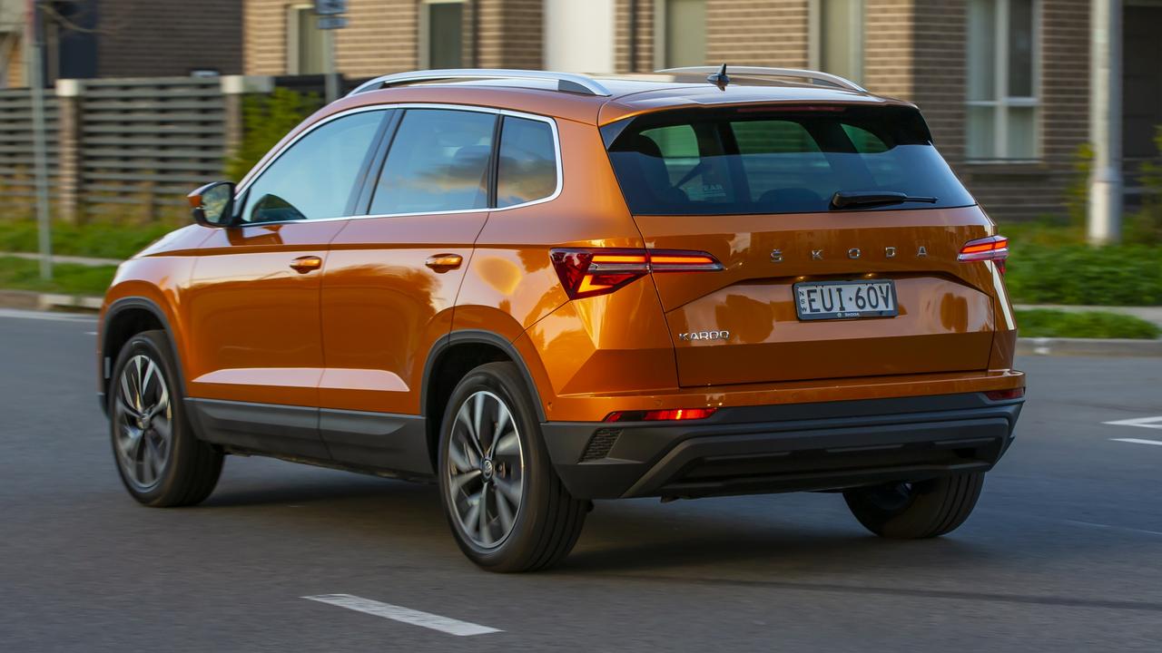 The 2022 model Skoda Karoq Style 110TSI.