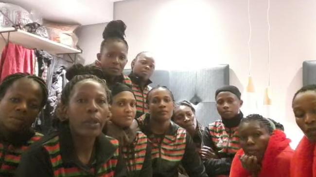The Malawi team united without Mwai Kumwenda to release a bizarre video.