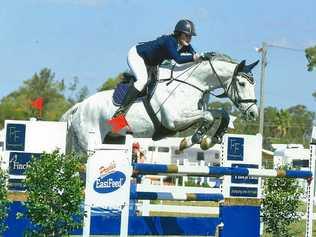 GOOD FORM: TACAPS student Tara Wilkinson guides Harmony Hills Fabio over a jump. Wilkinson be part of the Queensland team competing at next month's Australian Interschool Championships. Picture: Contributed