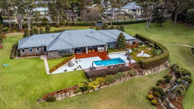 11 Pellitt Lane, Dural, was the nation’s top weekend sale, fetching $9.5m pre-auction.