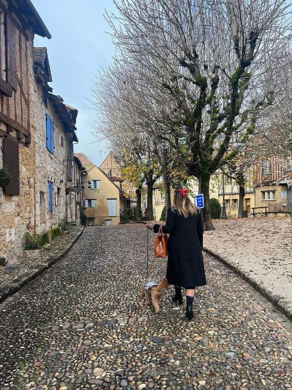 Brittany Higgins this week shared new photos from her new life in France. Picture: Instagram