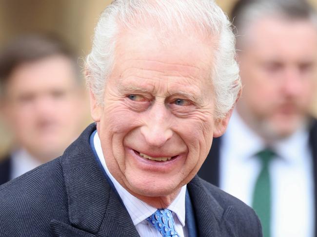 King Charles III had fewer appearances at Easter this year. Here he is departing from the Easter Mattins Service at Windsor Castle on March 31. Picture: Getty Images