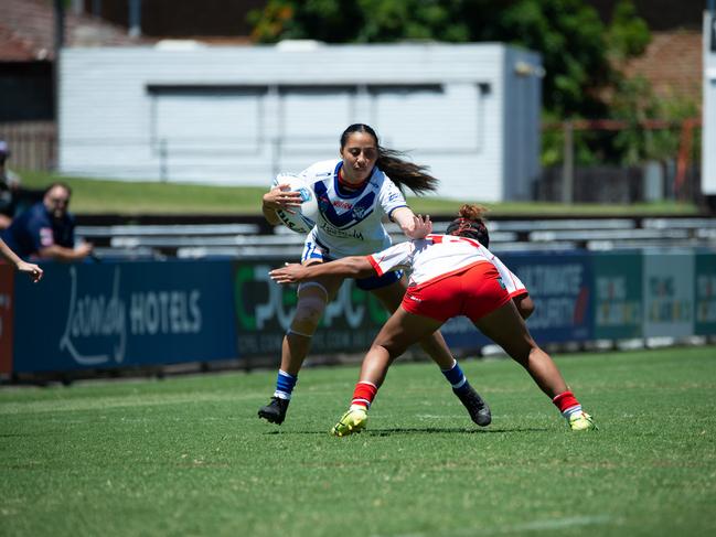 Serenity Mahoni of the Bulldogs. Picture: Thomas Lisson