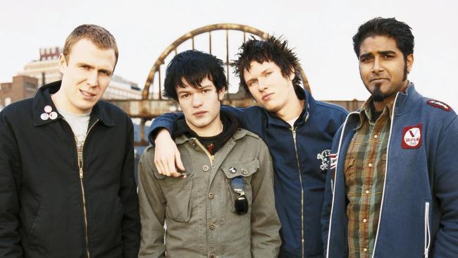 Members of band "Sum 41".band/sum/41