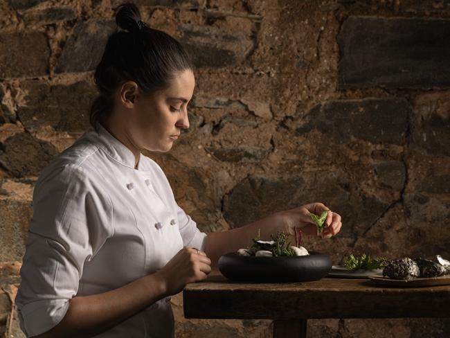 Clare Falzon, executive chef at Hentley Farm, Barossa Valley.