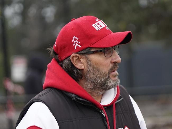 MPNFL: Edithvale-Aspendale v Red Hill. Red Hill coach. Picture: Valeriu Campan