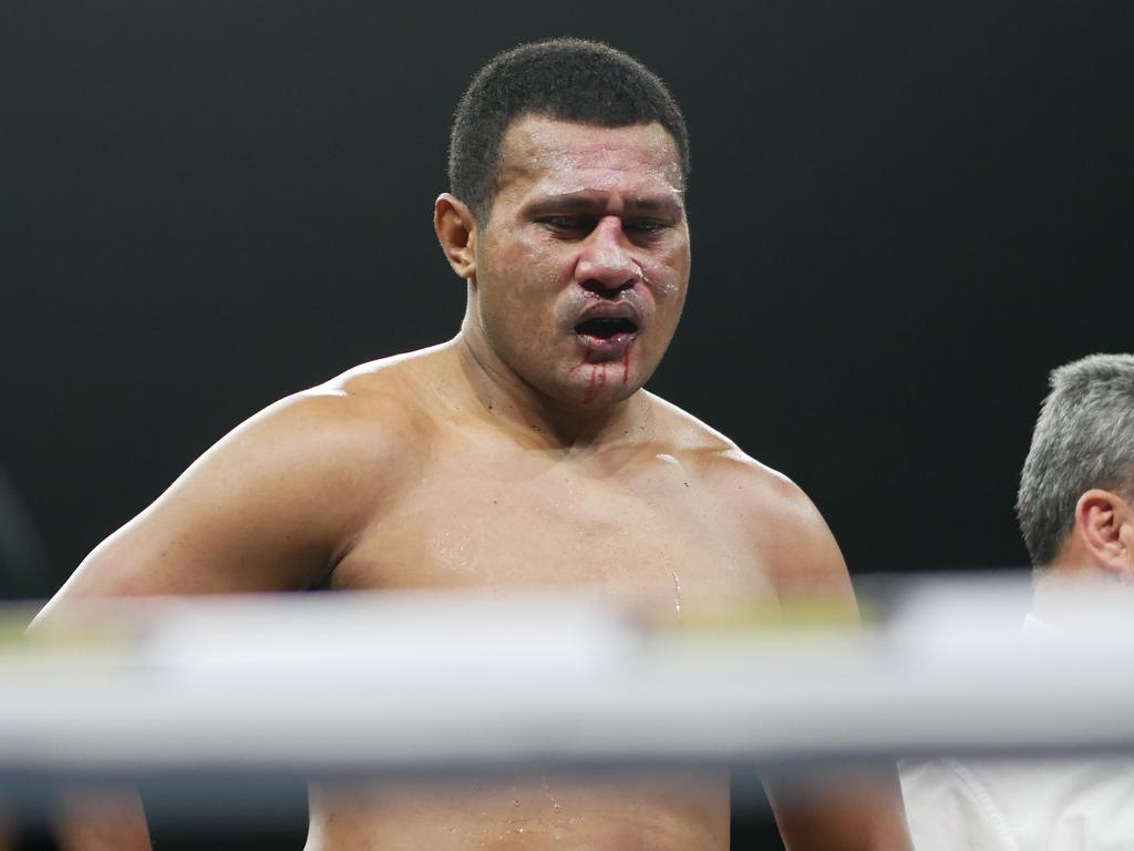 Nepote Dawadawa at the Battle of the Reef fight night at the Townsville Entertainment and Convention centre, October 7 2023. Picture: Blair Jackson.