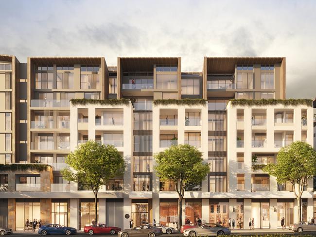 Artist's impression of the new Meadowbank build-to-rent project with 291 apartments and a retail precinct. Picture: Supplied.