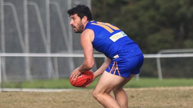 Matt Decler was in Heathmont’s best players on Saturday. Picture: Davis Harrigan