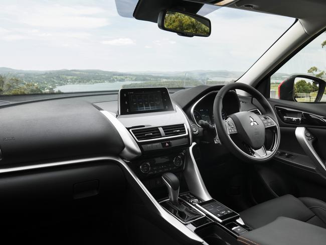 The interior is a step up for Mitsubishi in form and function. Picture: Supplied