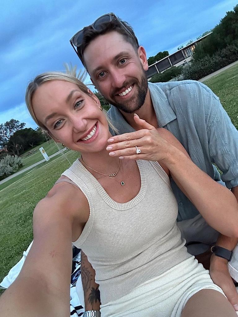 The power couple announced their engagement last year. Picture: Instagram