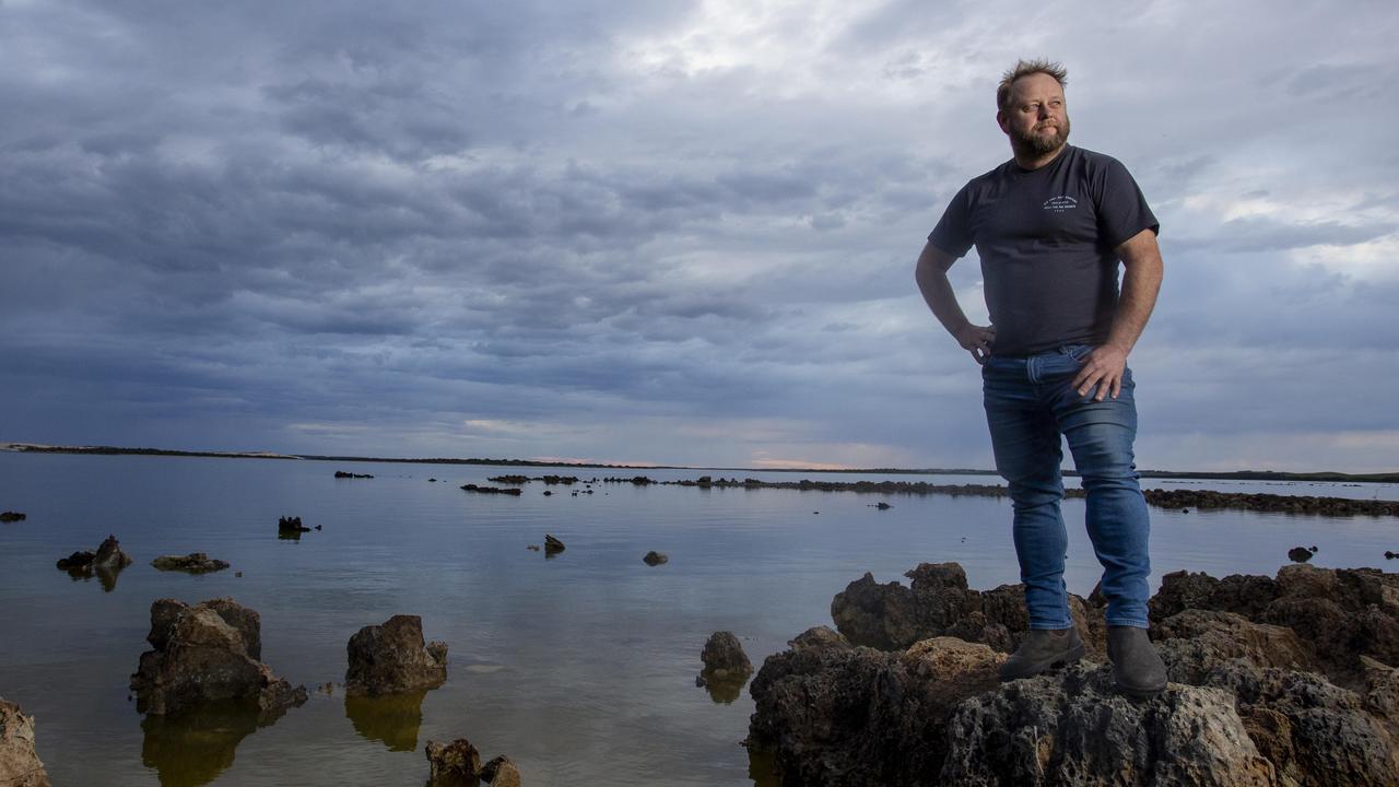 Adam Stewart is a Salt Creek local who helps out in many rescues in the Coorong. Picture: Brett Hartwig