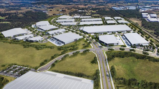 Oakdale Industrial Estate in western Sydney.