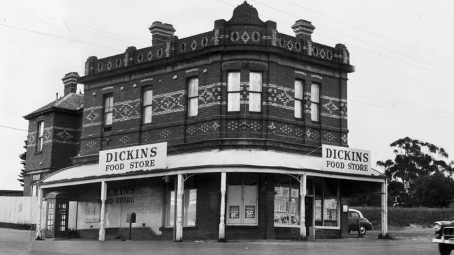 White's Corner, the site of Dickins Food Store at the corner of Williamsons and Doncaster roads in 1966, became Doncaster Shoppingtown three years later. Photo: Image from HWT book <i>Moments in time</i>.