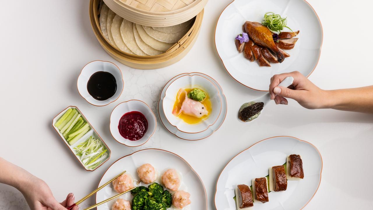 A spread from acclaimed Cantonese restaurant T'ang Court at The Langham, Gold Coast