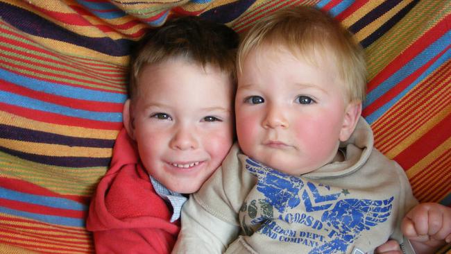 Brothers Riley, 4, and Travis O'Neill, 15 months, tragically drowned in rough seas off Tathra wharf in NSW, along with their father Shane, 28.