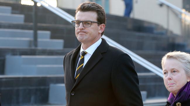 Brendon Gale wasn’t fit to wash dishes in 2016, said one fan, but could be the next CEO of the AFL. Picture: Calum Robertson