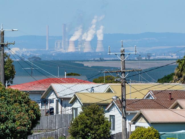 Yallourn North looking towards Loy Yang A Power station. VICTORIA'S Yallourn coal-fired power station will shut down four years earlier than expected in 2028.Picture: Jason Edwards