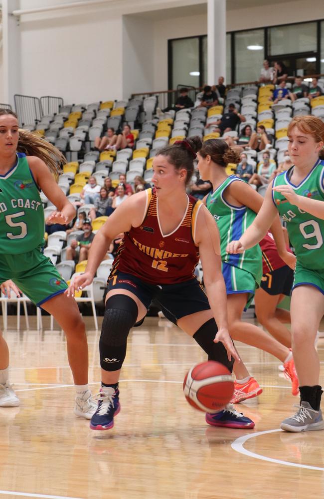 Logan Thunder guard Mackensie Auton. Picture: Basketball Queensland